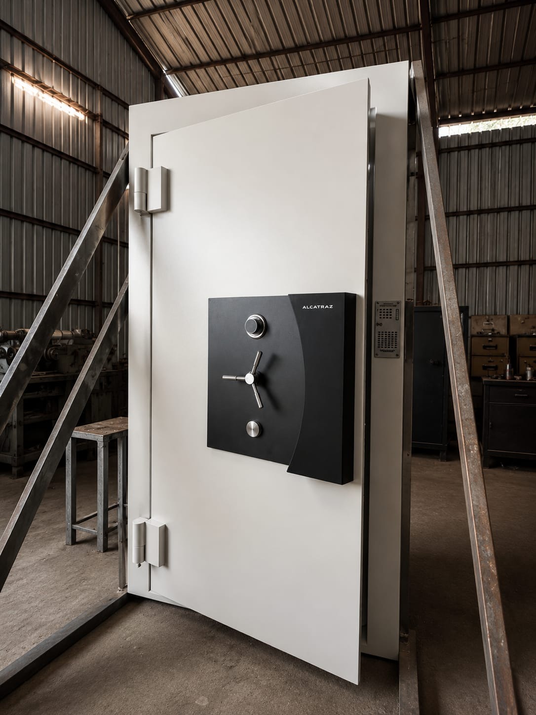 Pintu Khasanah Solingen Alcatraz Polos tampak samping